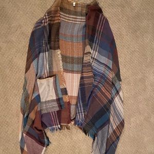 South Moon Under Knit Wrap with Arm Holes